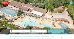 Desktop Screenshot of campingchateaufonrives.com